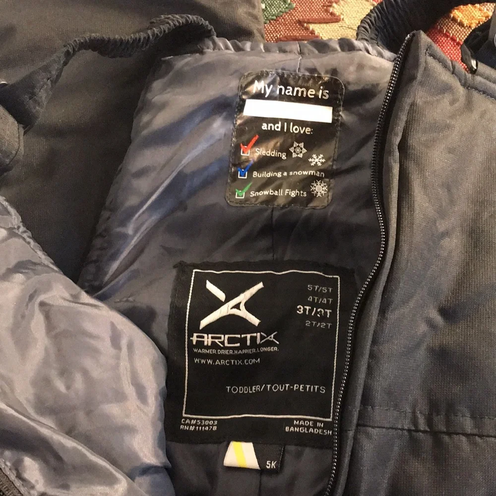 NWT Arctix insulated snow bibs - Picture 10 of 10